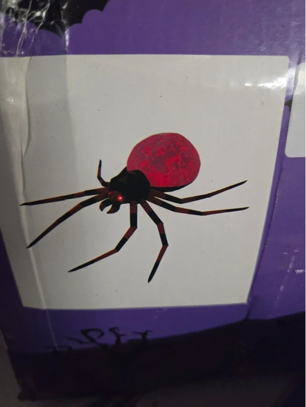 8ft outdoor spider  Halloween decorations
